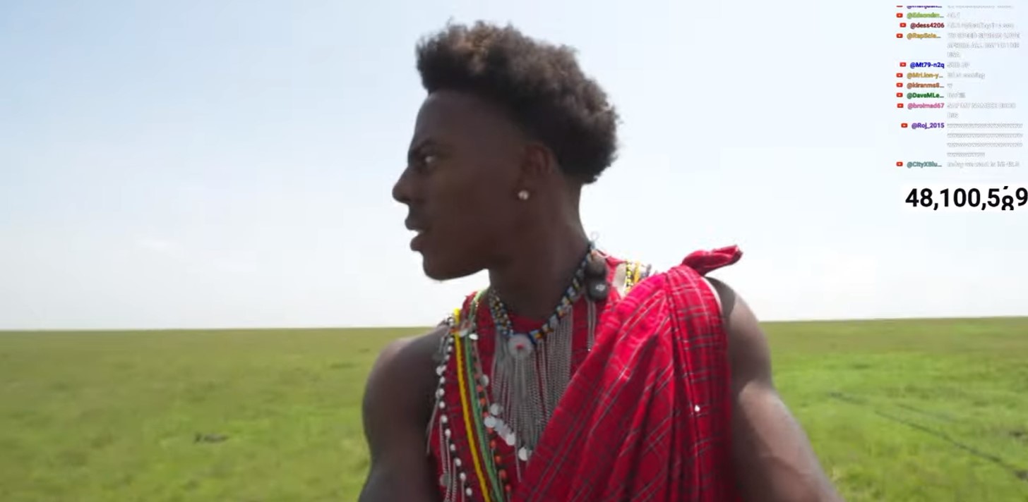 iShowSpeed takes tour to Maasai Mara after viral Nairobi visit