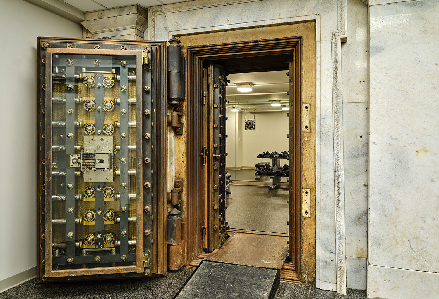 Start Your Fitness Journey for the New Year Inside a Bank Vault