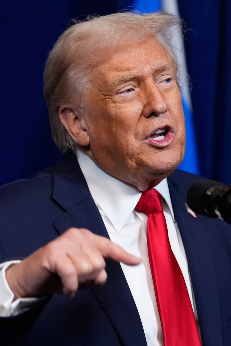 US president Donald Trump made the announcement on his Truth Social platform. Photograph: Alex Brandon/AP