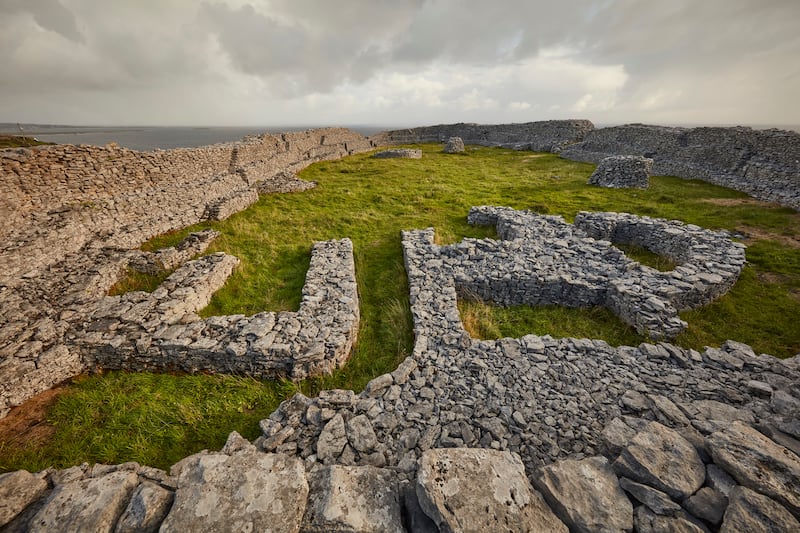 The ring fort of Dún Chonchúir, on Inishmaan