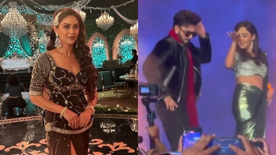 Krytle D'Souza talks about dancing to Shararat with Ranveer Singh in Dhurandhar's audio launch event.