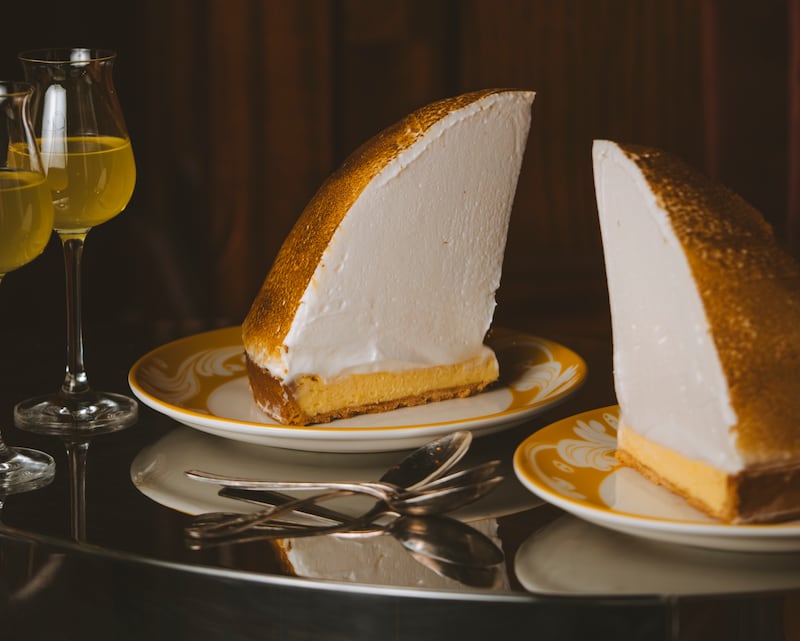 Tangy lemon pie at Gloria Osteria.