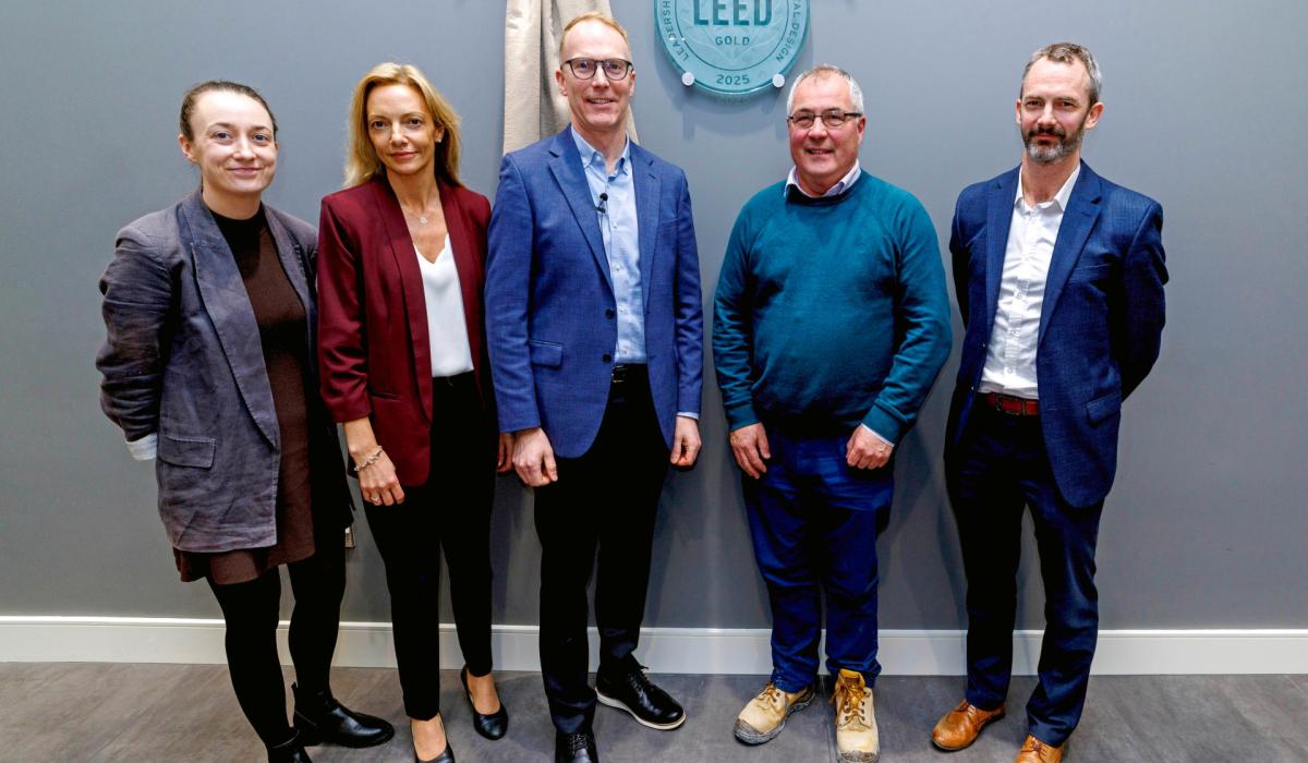 Lilly’s Limerick site achieves LEED Gold certification, first facility worldwide to do so