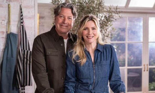 Lisa Faulkner and John Torode