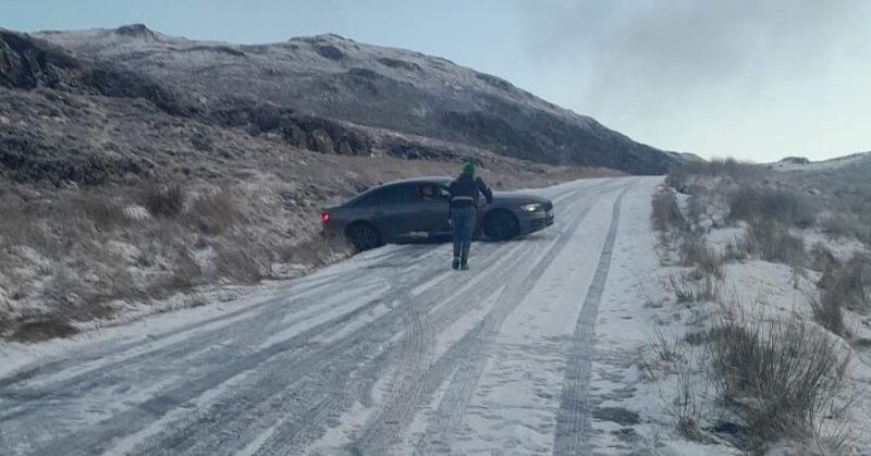 Traffic news: Lough Salt Road closed due to icy conditions 