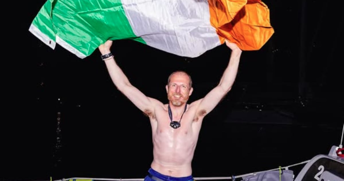 Galway man completes 4,800km rowing journey across Atlantic Ocean in fewer than 40 days – The Irish Times