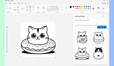 Microsoft Paint can now make AI coloring books