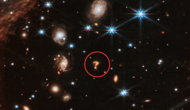 Nasa’s Webb Telescope Spots A Giant 'cosmic Question Mark' In The Heart Of A Distant Galaxy Collision