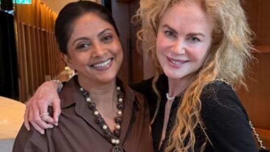 Nicole Kidman and Nadiya clicked selfies after she met the Hollywood star in Australia. 