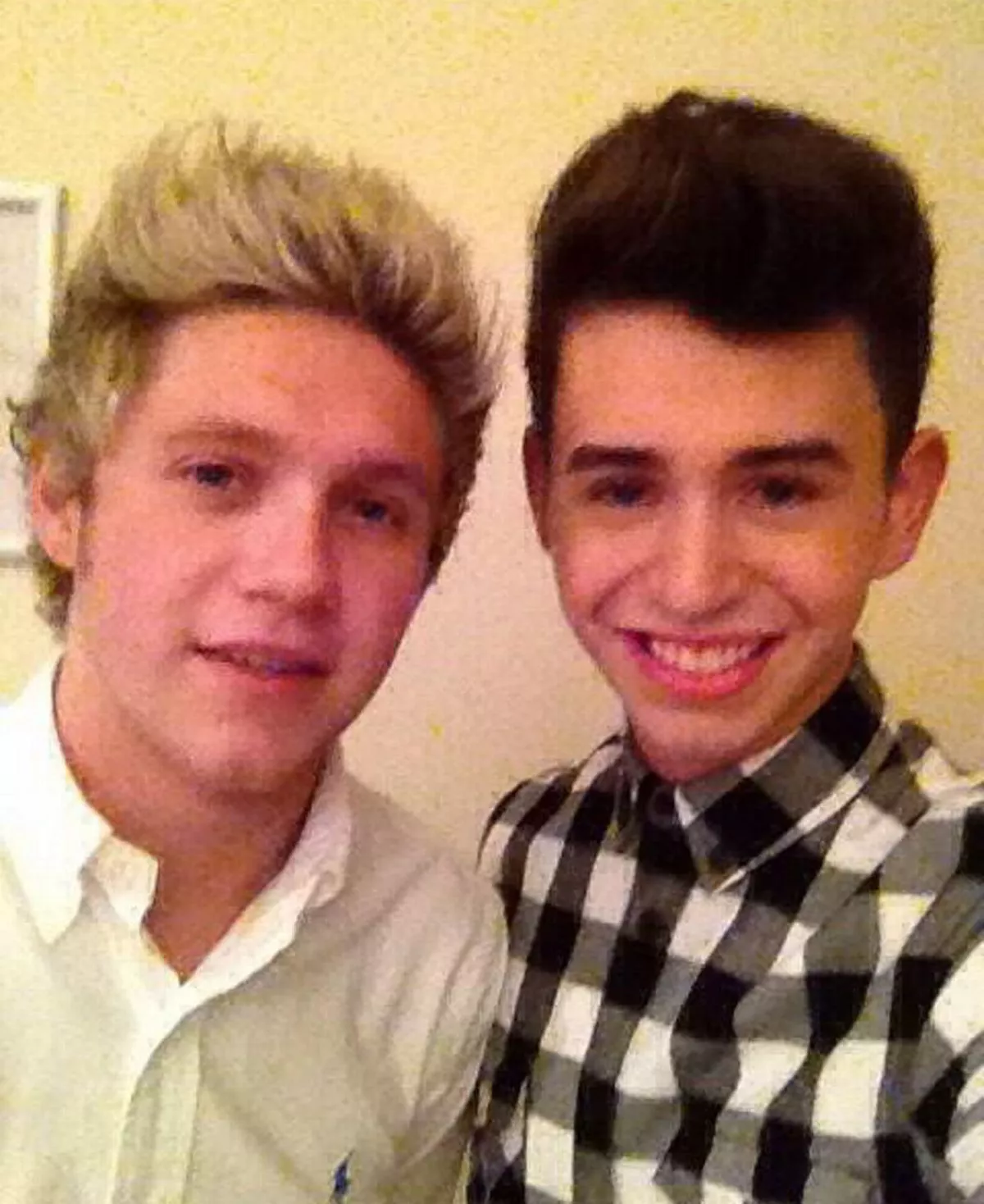 Chris Leonard with Niall Horan