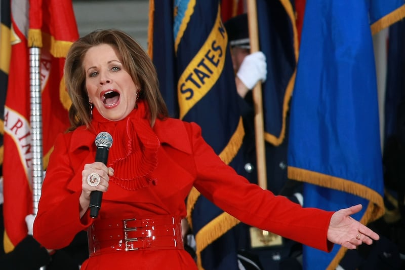 Renee Fleming performs on stage during the "We Are One: The Obama Inaugural Celebration At The Lincoln Memorial" on January 18, 2009 at the National Mall.