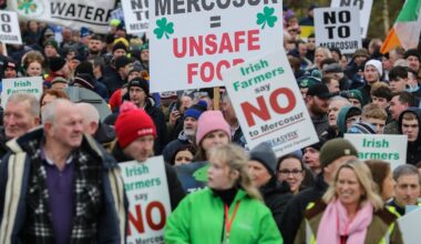 Thousands attend Mercosur protest in Athlone – The Irish Times