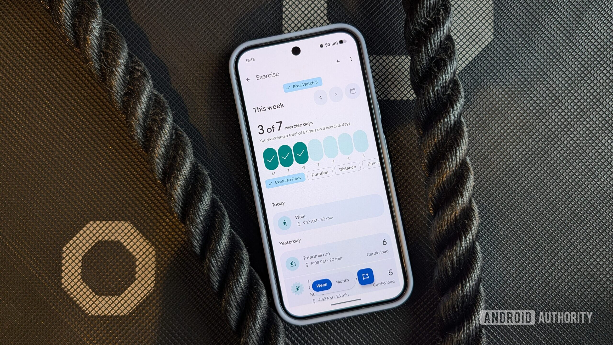 Exercise days in Fitbit's re-designed app (January 2026) Exercise days in Fitbit's re-designed app (January 2026)