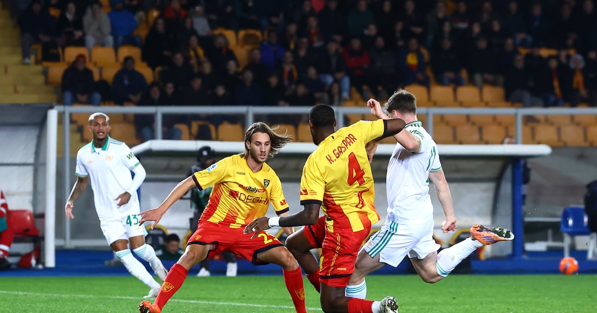 Evan Ferguson scores as Roma beat Lecce in Serie A - The Irish Times