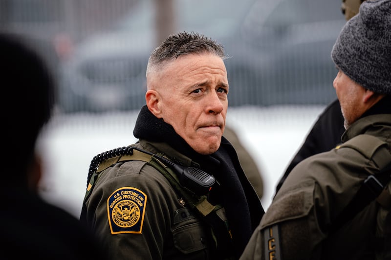 Gregory Bovino has often used the phrase “turn and burn” to describe Border Patrol operations. Photograph: Jamie Kelter Davis/The New York Times
                      