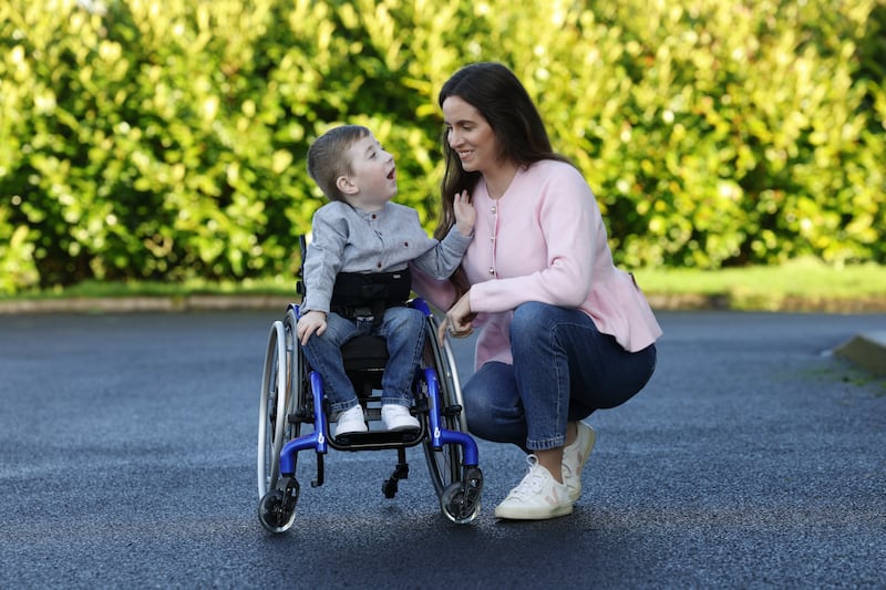 Bróna and Brian Noonan’s four-year-old son Donnacha was hospitalised six times last year. Photograph: Nick Bradshaw