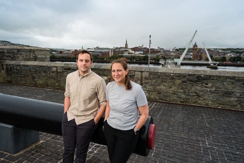 Shauna and Mark Froydenlund's new project, The Fold, shows what they can do independently. Photograph: Elaine Hill Photography