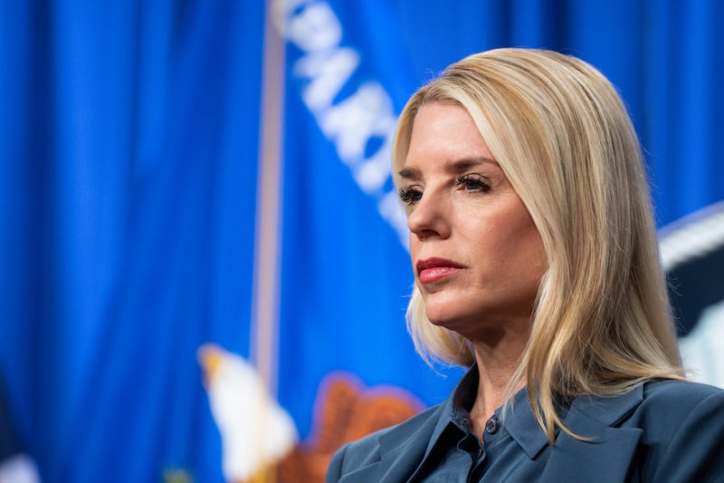 US Attorney General Pam Bondi. Photograph: Tierney L. Cross/The New York Times
                      