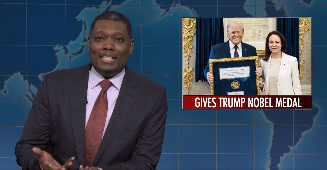 'SNL' Weekend Update Calls Out 'Psycho' Trump for Peace Prize Snag