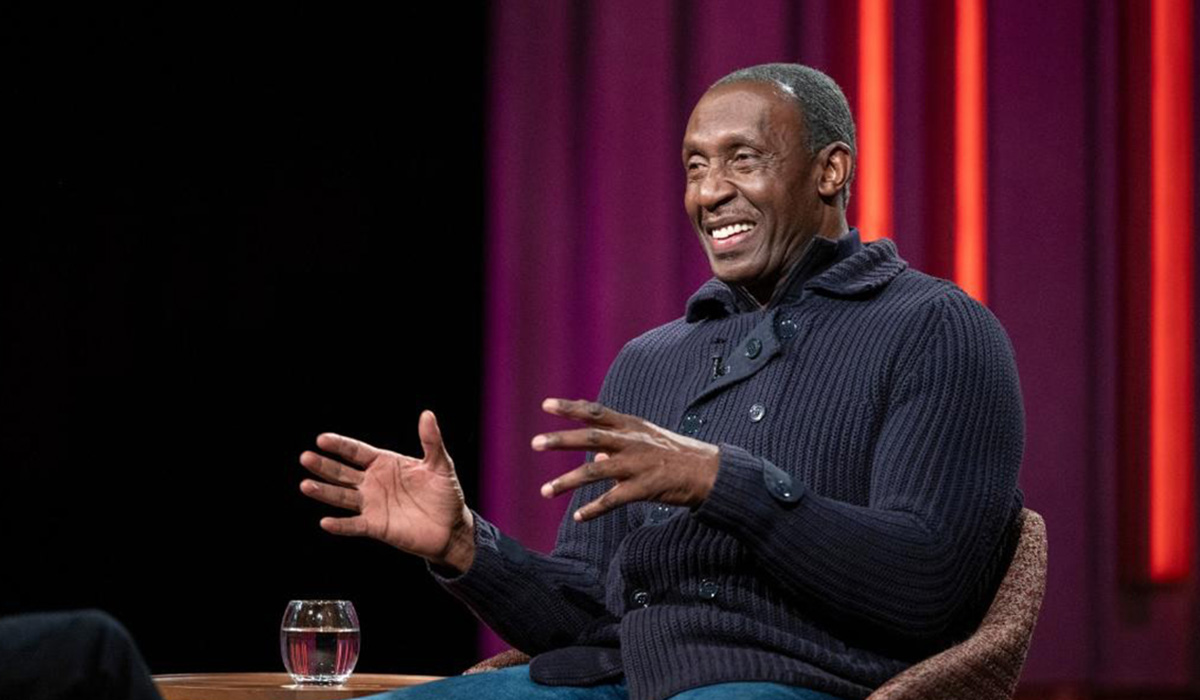 Linford Christie with Tommy Tiernan. Pic: Tommy Tiernan/Instagram