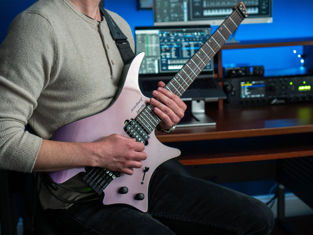 Strandberg and Jamstik partner on a headless electric guitar with MIDI functionality