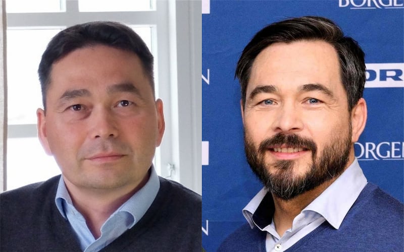 Jørgen Wæver Johansen (left) and Svend Hardenberg. Photographs:  LinkedIn & Philip Davali/Ritzau Scanpix/AFP via Getty