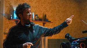 Lee Cronin on set for "Evil Dead Rise"  (2023)