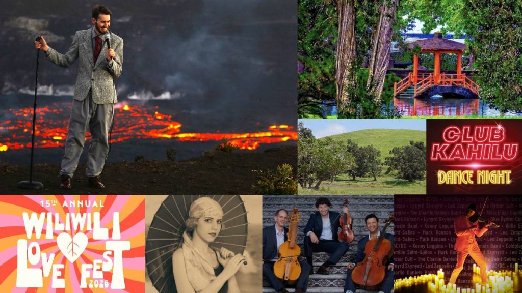 Top 10 things to do on Big Island for Jan. 9-15: Science comedy, speakeasy dinner show, art stroll, ‘Wiliwili LOVE’ and more : Big Island Now