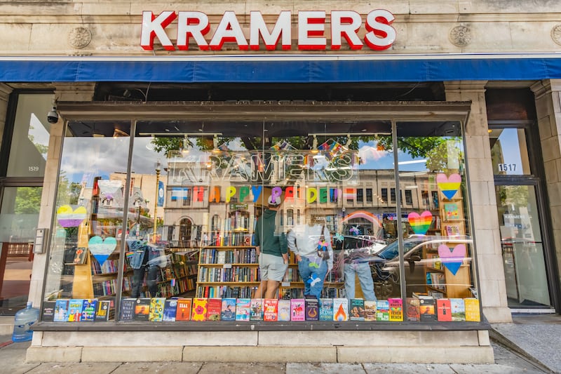 Kramers bookshop cafe in Washington, DC. Photograph: Getty