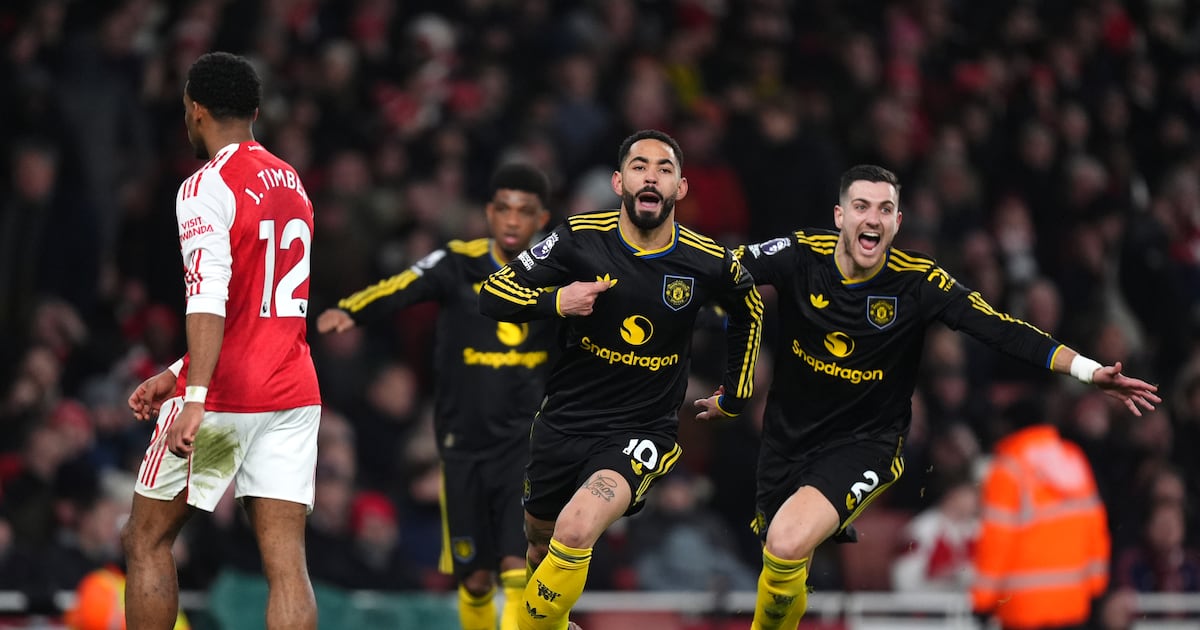 Manchester United see Arsenal’s rugby and raise them some football – The Irish Times