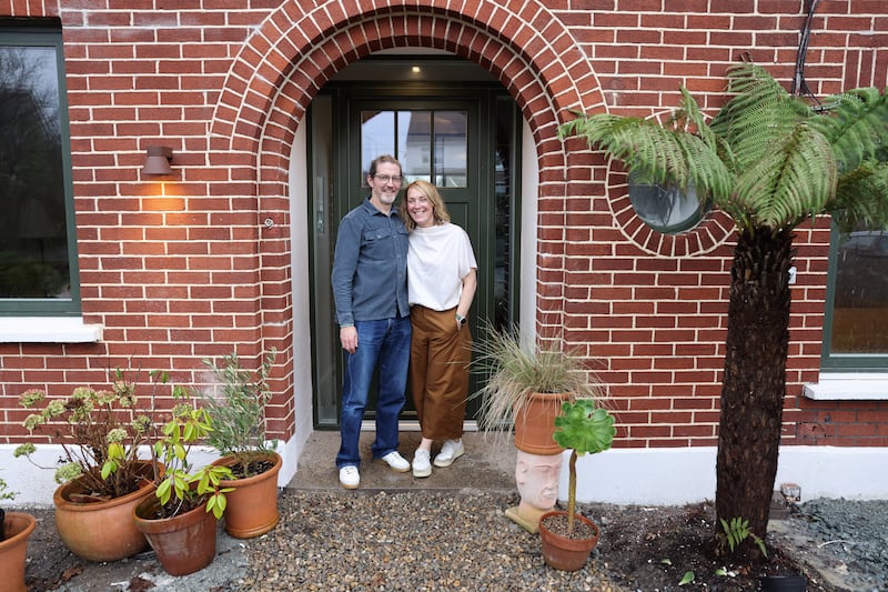 Homeowners Louis and Norita O’Donoghue. Photograph: Dara Mac Dónaill