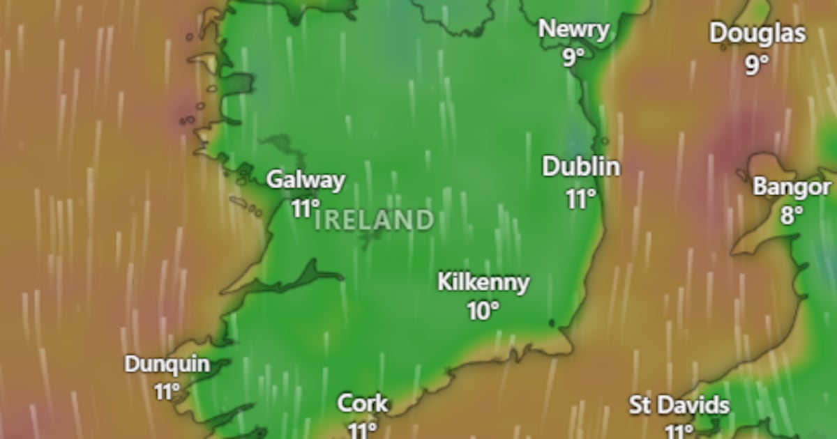Yellow warning for 11 counties as Met Éireann forecasts strong winds – The Irish Times