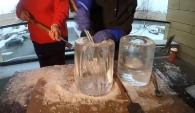Anchorage couple’s ice sculpture love story becomes family tradition
