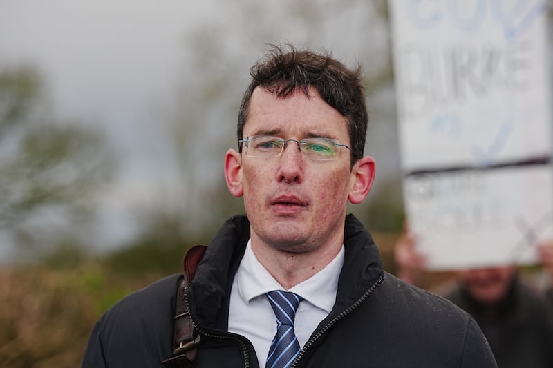 Enoch Burke seems to see himself as a martyr. Photograph: Brian Lawless/PA Wire