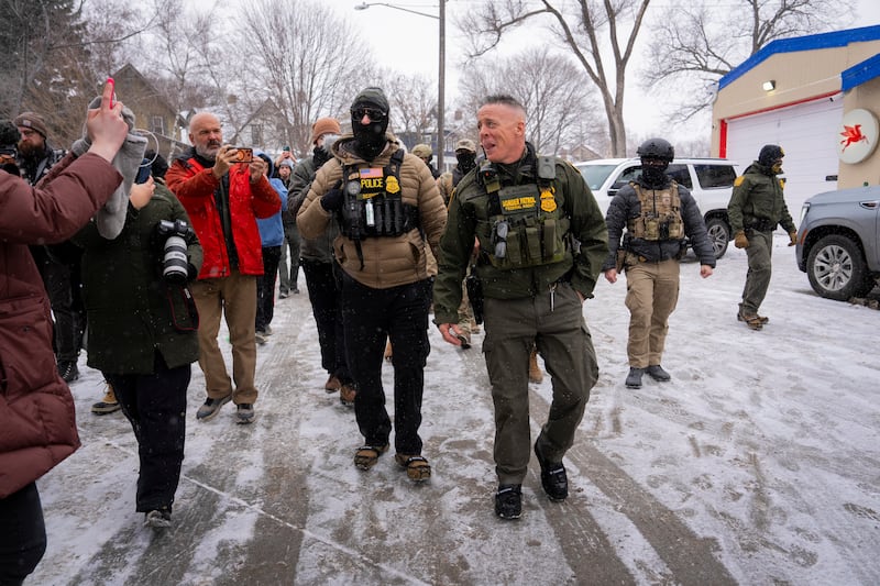 Gregory Bovino, a senior Border Patrol official.  Photograph: Vincent Alban/The New York Times