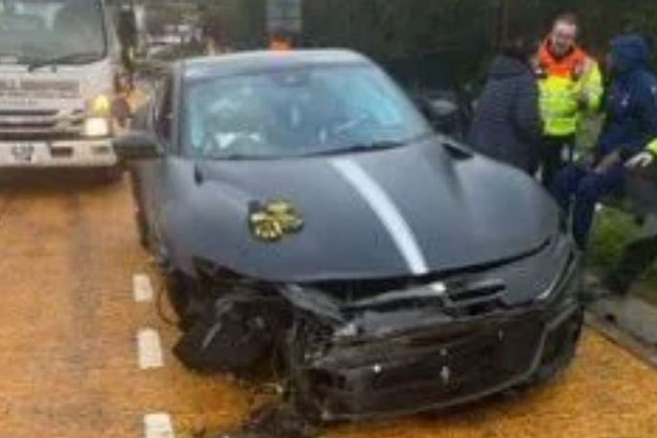 The car after the crash

Credit: X/@Lilywhite_Rose