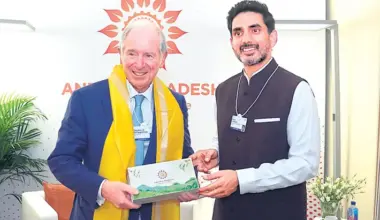 Lokesh woos Blackstone, Brookfield at Davos