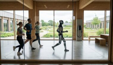 At Figure AI, Employees Now Run Alongside Their Humanoid Robot