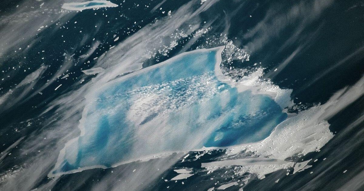 Massive iconic iceberg turns blue and is "on the verge of complete disintegration," NASA says