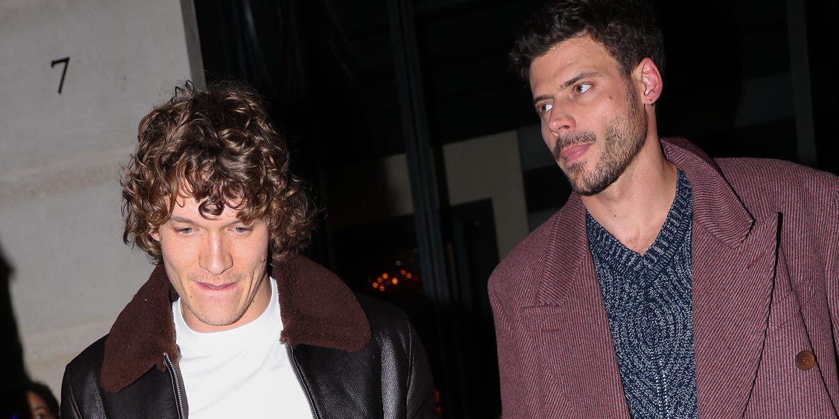 Connor Storrie and François Arnaud Party During Paris Couture Week