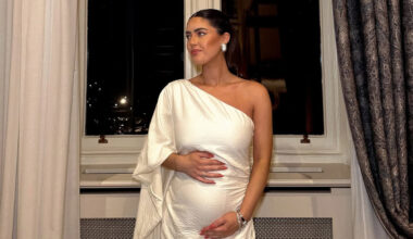 Bonnie Ryan shows off her bump as family sticks to tradition on New Year's Eve