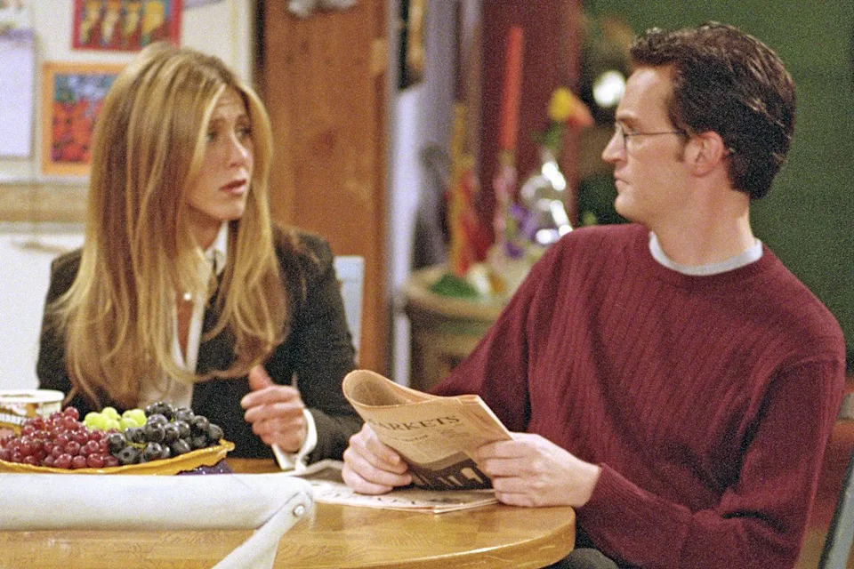 Jennifer Aniston and Matthew Perry on 'Friends' NBCU Photo Bank/Getty