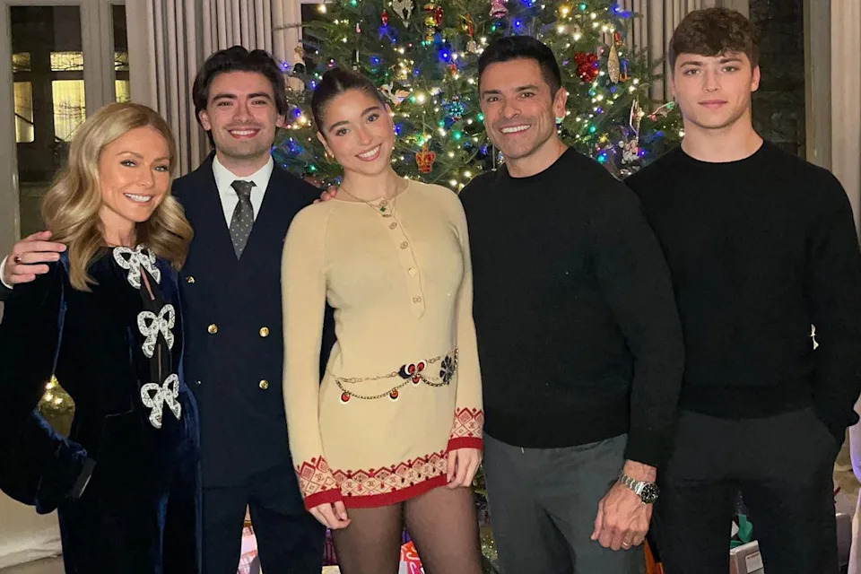 Kelly Ripa/Instagram Kelly Ripa, Michael Consuelos, Lola Consuelos, Michael Consuelos and Joaquin Consuelos