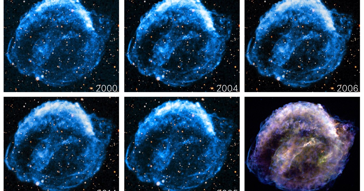 NASA watched this supernova blast expand for 25 years