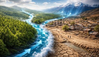 Reforestation in China redistributes water, reduces water supply in 74% of the country and increases rainfall on the Tibetan Plateau, study shows.