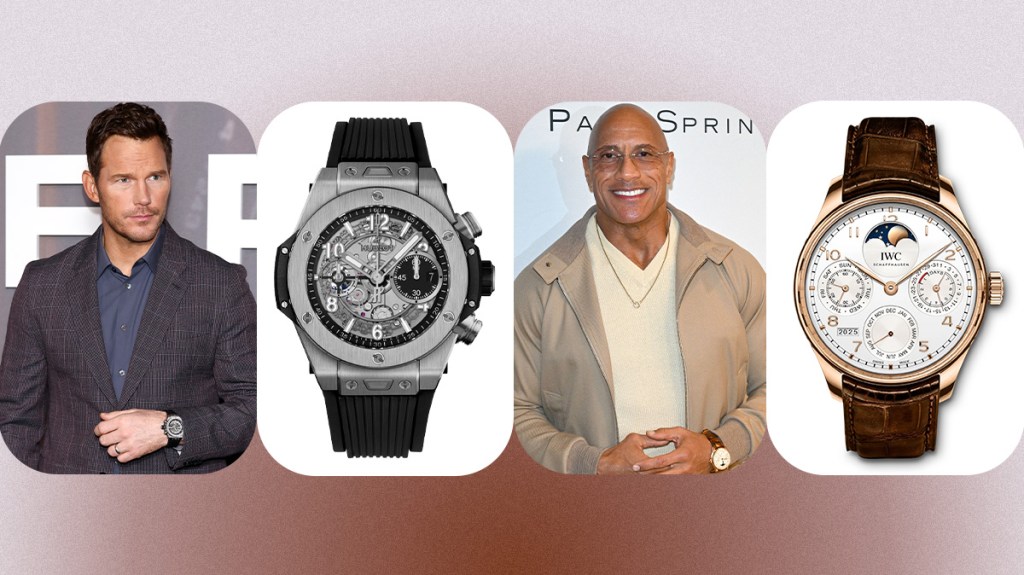 Chris Pratt Hublot Dwayne Johnson IWC