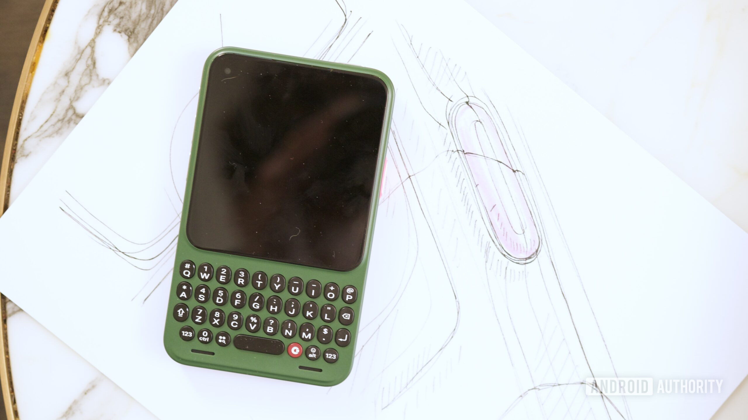 Clicks Communicator in green.