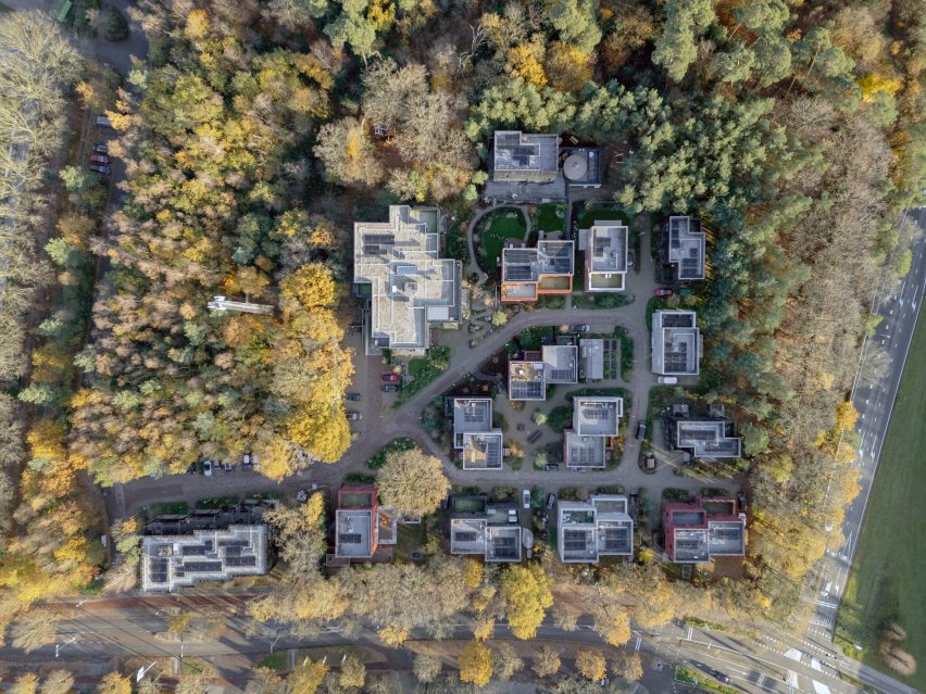 Aerial view of Common Woods by Space&Matter