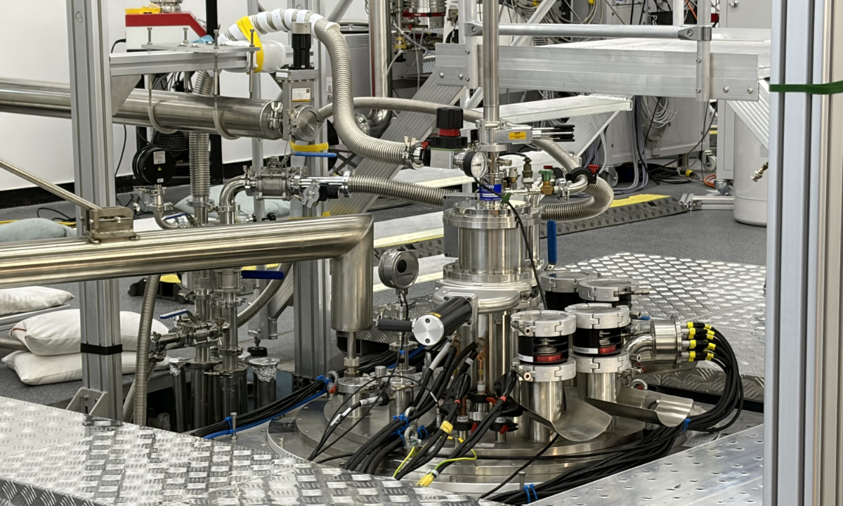 The 35.6-tesla all-superconducting magnet in the comprehensive research facility for extreme conditions, a major national scientific infrastructure located in Beijing’s Huairou Science City. Photo: CCTV News