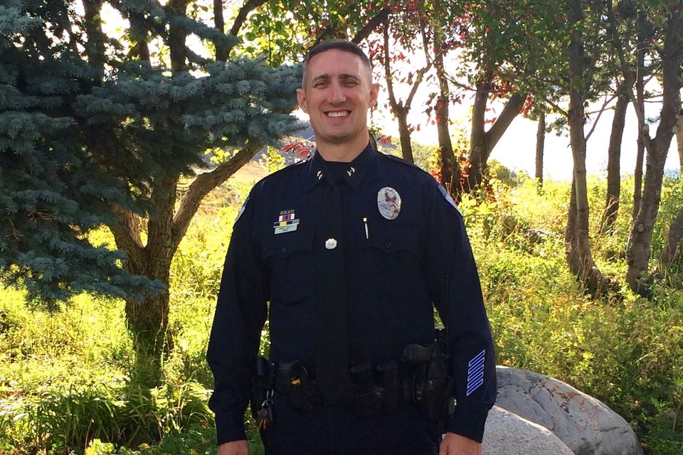 Greg Daly pictured after his promotion to Police Chief in August 2016